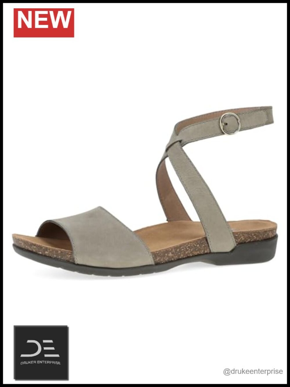 Dansko Rafferty Peep Toe Wedge Sandals Leather Adjustable Arch Support